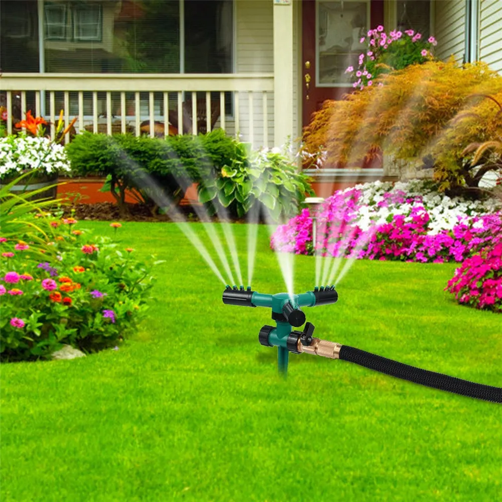 

Lawn Sprinkler Automatic 360 Rotating Garden Water Sprinklers Lawn Irrigation Lawn irrigation yard irrigation cooling #0424