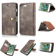font b 2018 b font DG Ming High Quality Detachable Vintage Leather Flip Wallet Case
