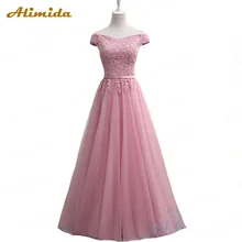 ALIMIDA платье для особых случаев Новые Вечерние платья с аппликациями Вечерние платья трапециевидной формы