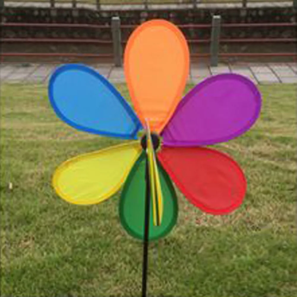 

1Pc Cute 3D Large Animal Bee Windmill Wind Spinner Whirligig Yard Garden Decor Kids Toy