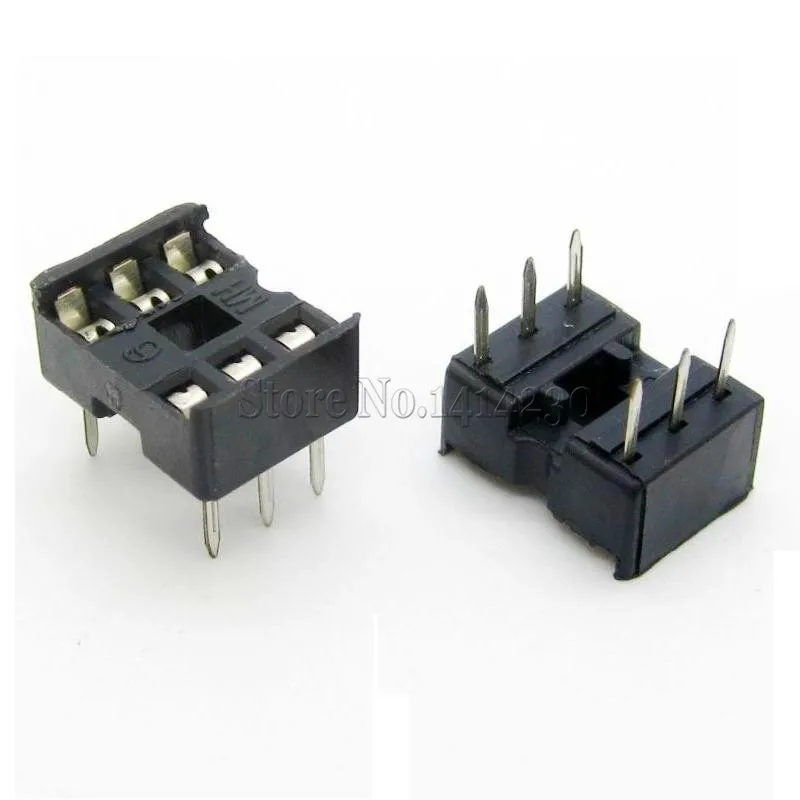 

10Pcs 6pin DIP IC sockets Adaptor Solder Type 6 pin DIP-6