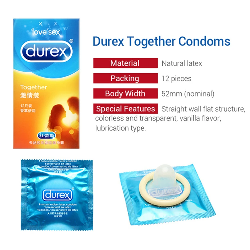Презервативы Durex 40/32/12 шт. презервативы из натурального латекса с гладкой смазкой