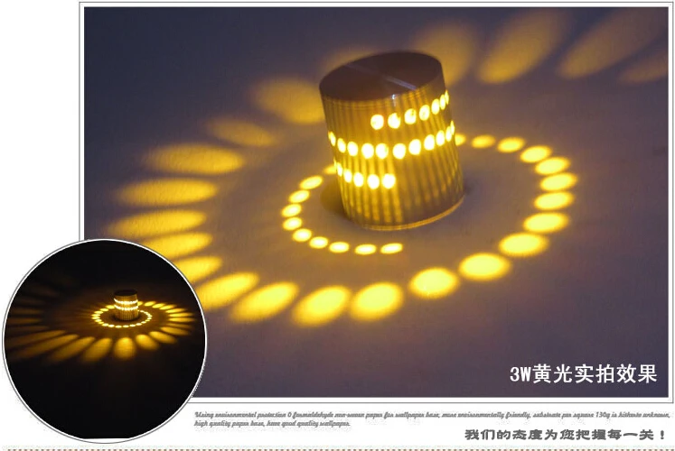 

Modern style 3W LED Wall Lamp AC85-265V Aluminum Indoor Lighting For KTV Bar Decorate Lights Luminaire Sconce Background Lamps
