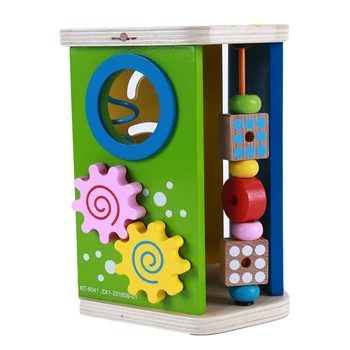 

Multifunction Play Box Educational Wooden Puzzle 3D Puzzle Toy Intelligence Development Combination Toys for Children