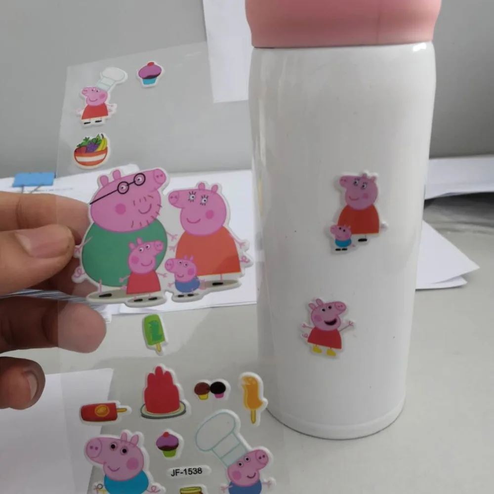 3 листа различных 3D милые наклейки из мультфильмов игрушки забавные для детей на