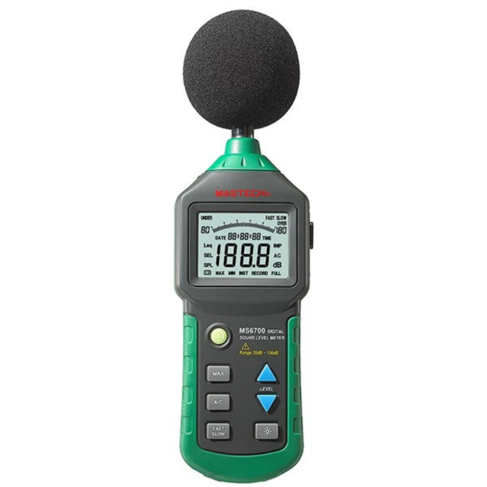 MASTECH MS6700 Auto Range Digital Sound Level Meter Tester Decibel