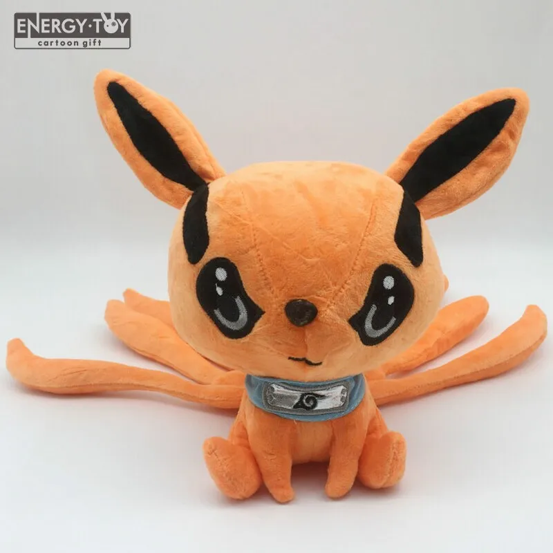 

Cartoon Naruto Kurama kyuubi Nine Tales Fox plush doll Stuffed toy Animals 10"