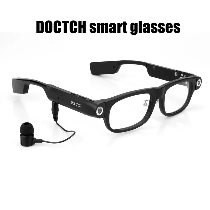 

DOCTCH original 1080P HD Smart video glasses Built-in bluetooth WIFI camera Support mobile APP Live webcast