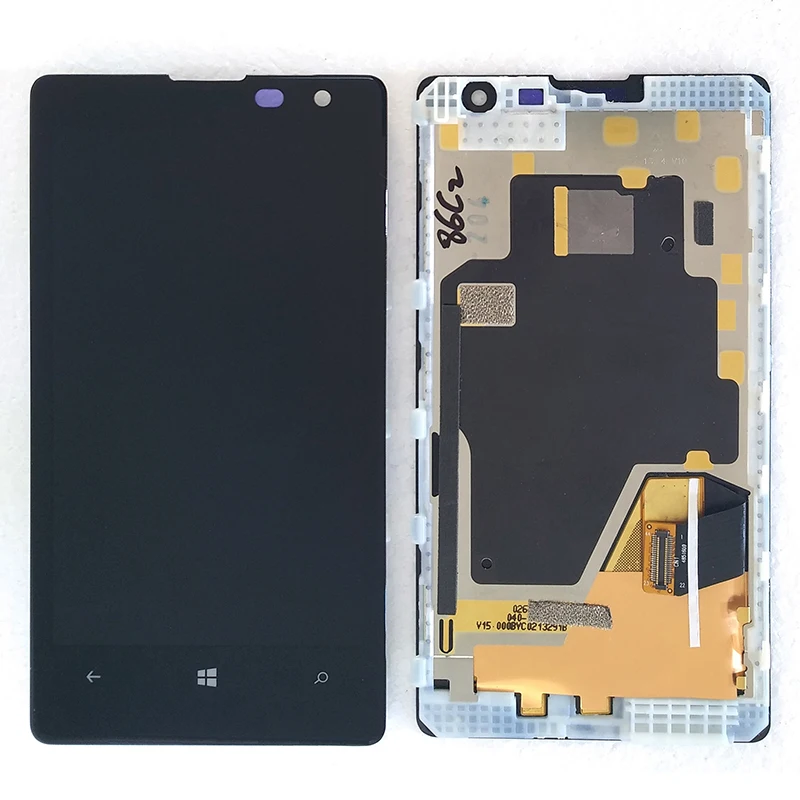 Оригинальный ЖК дисплей с сенсорным экраном для Nokia Lumia 1020 планшет в сборе рамкой