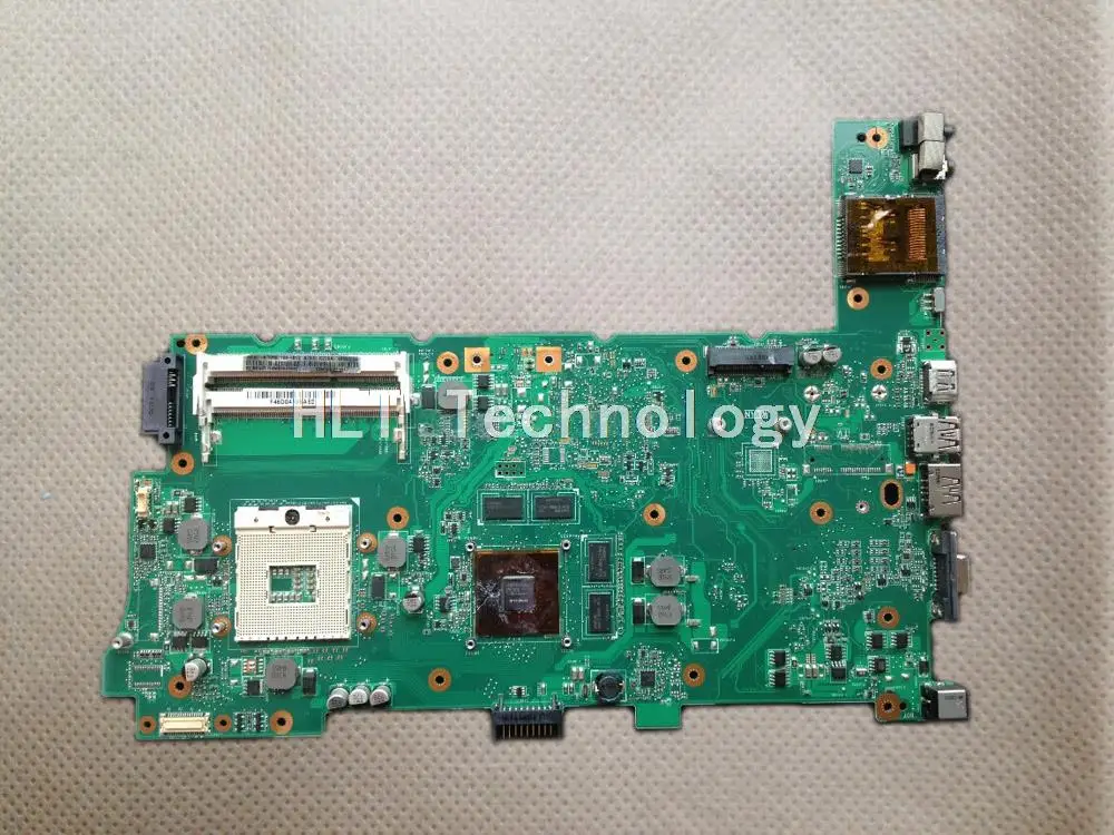 

Original laptop Motherboard For ASUS N73JG N73JF REV:2.1 with 2 Memory slot i3 i5 CPU non-integrated graphics card 100% tested