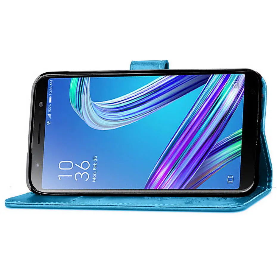 Роскошный чехол для телефона для ASUS Zenfone Max M1 ZB555KL откидная крышка Капа Кошелек из искусственной кожи чехол для ASUS Zenfone Max M1 ZB555KL чехол