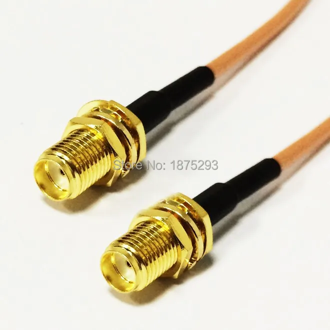 

RF SMA Female Jack Switch SMA Female Jack Pigtail Cable RG316 15CM For Wireless Router Wholesale