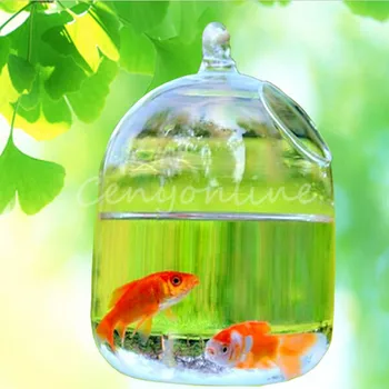 

Hanging glass vase hydroponic vase ornaments Home Decoration 14x10cm gift