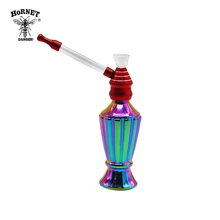 HORNET ваза курительная трубка стеклянная водяная труба кальяна Радужная металлическая табачная трубка для сигаретного фильтра