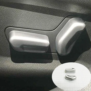 

For Citroen C4 2016 Accessories ABS Plastic Car Seat adjustment Switch button Cover Trim car styling