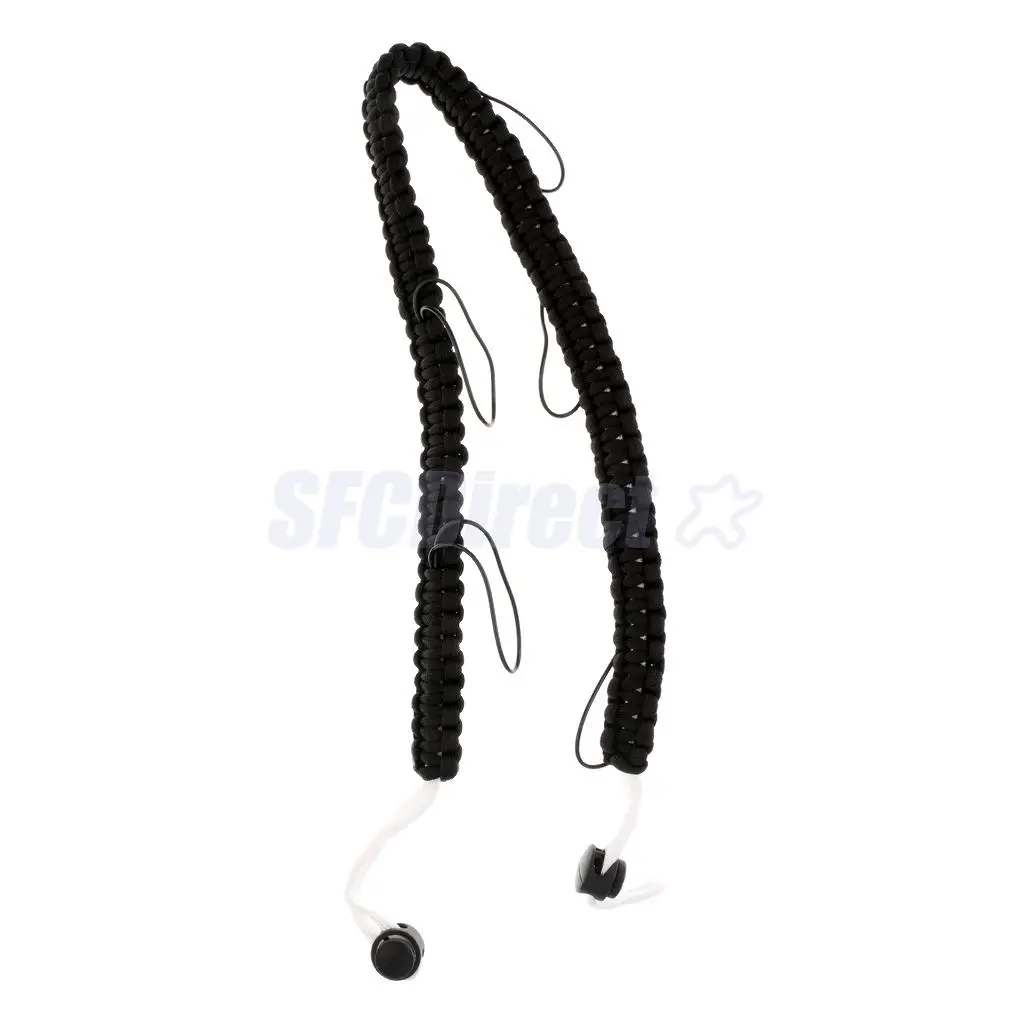 Nylon Braided Paracord Fly Fishing Lanyard Fishing Forceps Line Cleaner Nipper Patch Holder Tools Neck Strap