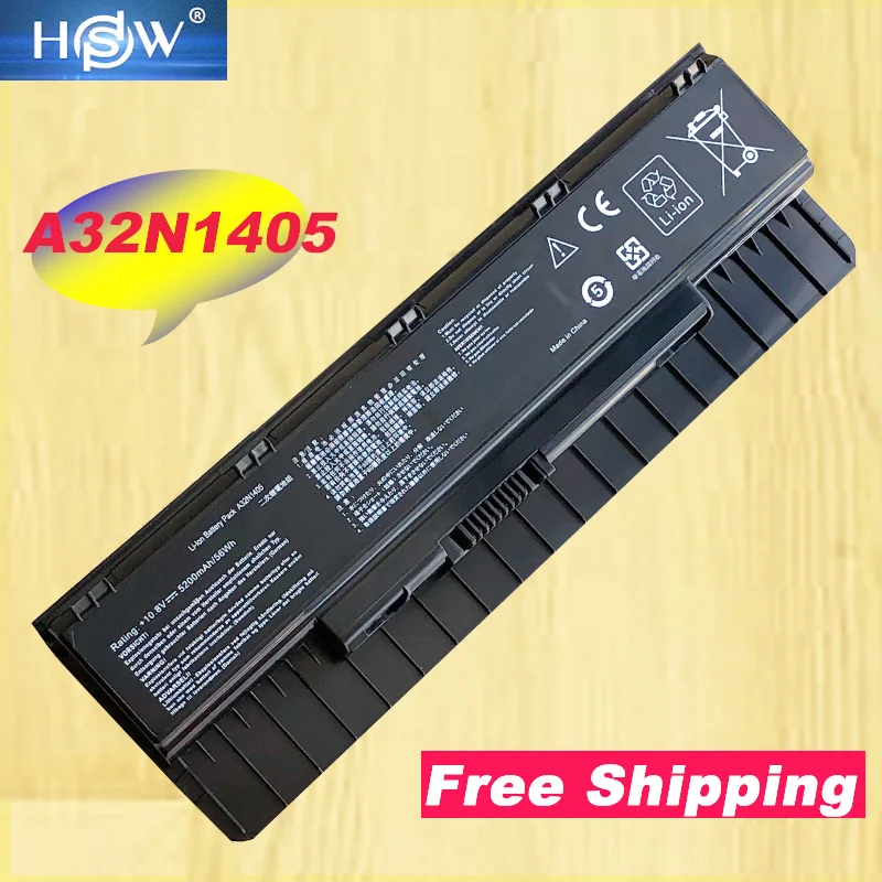 

HSW Laptop Battery A32LI9H A32N1405 A32N14O5 A32NI405 For Asus G551 G551J G551JK G551JM G58JM G771 G771J G771JK G771JM G771JW