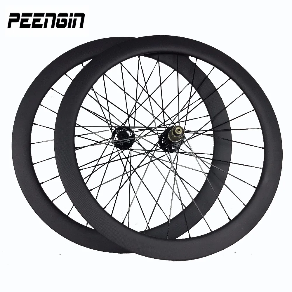 Flash Deal 50mm carbon clincher 700c disc wheelset bicycle wheels OEM 23/25mm wide rodas de carbono cyclocross XD body novatec QR/thru axle 0