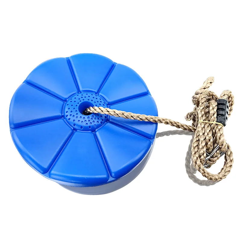 1set 28*28cm PE Children flying saucer flower swing 1.8M long by 1 rope Kids Swing