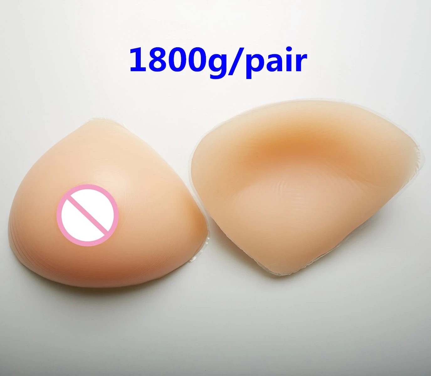 

1800g/pair Crossdresser Realistic Silicone Breast Forms Mastectomy Silicone Artificial Breast Fake Breast Boobs