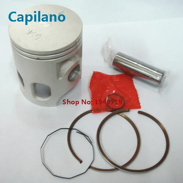 motorcycle 56mm piston kit with piston ring piston pin and piston pin lock DT125 STD STD+ for