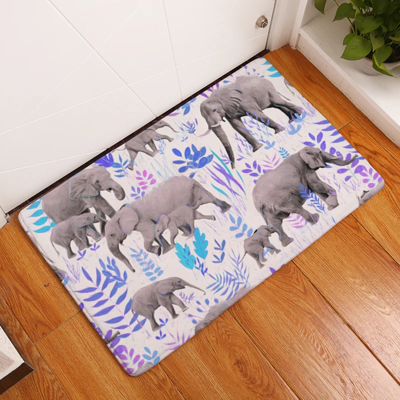 Buy 2017 New Animal Picture Print Carpets Bathroom