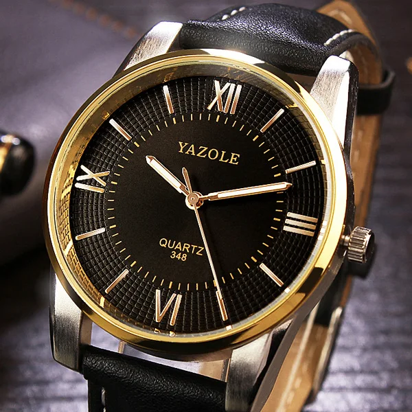 

Gold Wrist Watch Men 2016 Top Brand Luxury Famous Male Clock Quartz Watch Golden Wristwatch for Quartz-watch Relogio Masculino