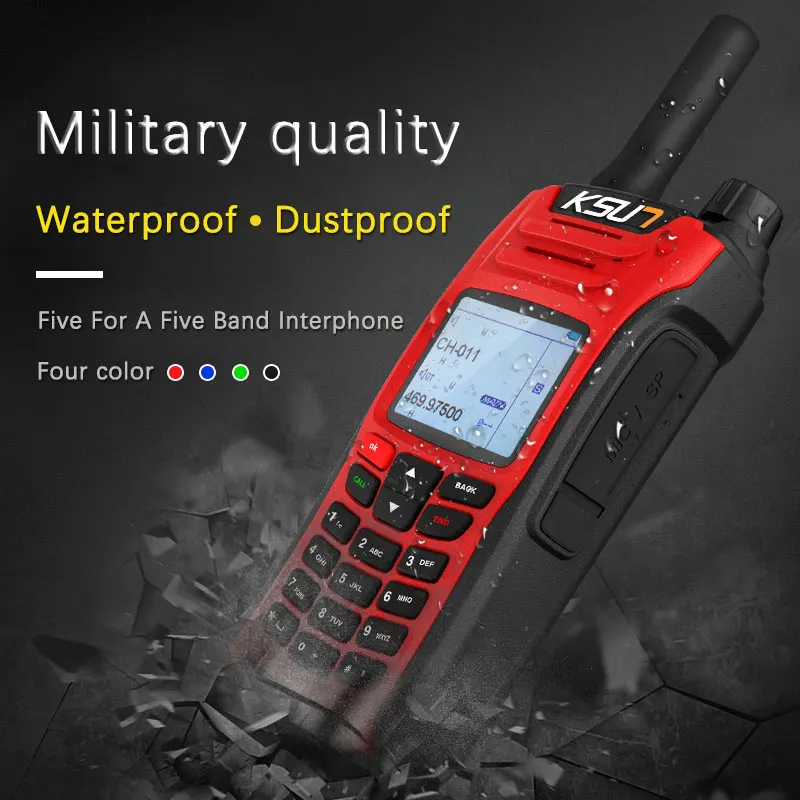 KSUN X UV68D(MAX) walkie talkie 8W high power dual band
