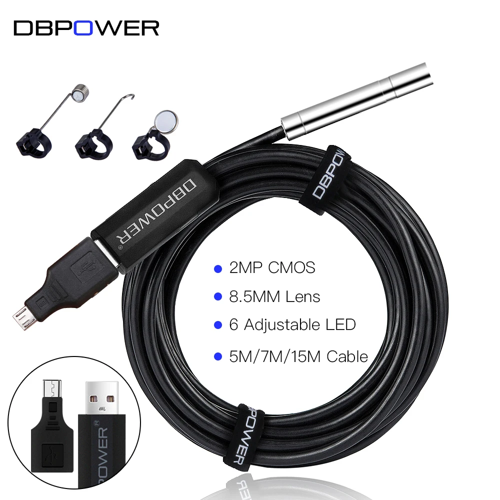 dbpower usb endoscope camera software