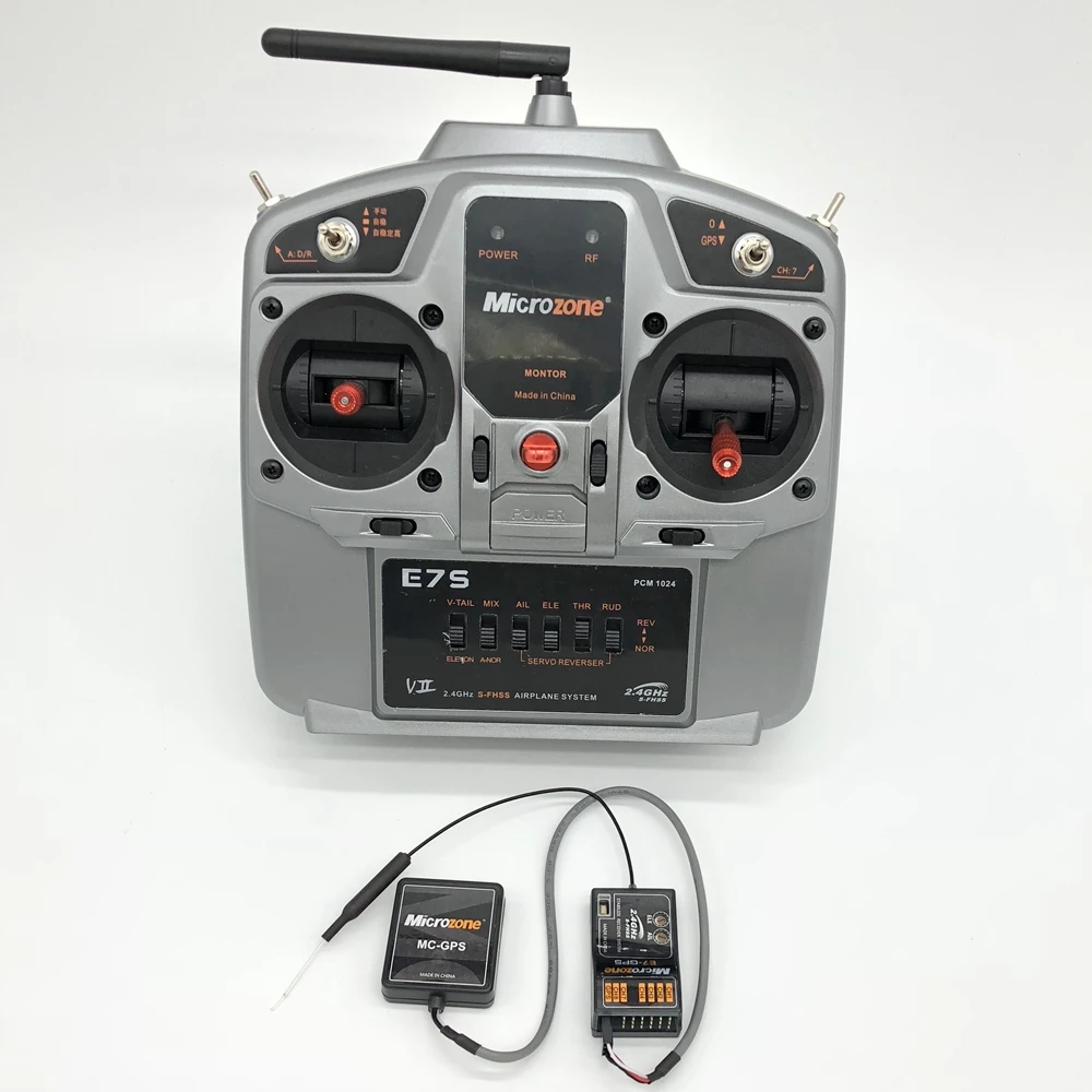 

MC E7S 2.4Ghz 7 Channel Radio Control with Built In Flight Controller and Optional GPS
