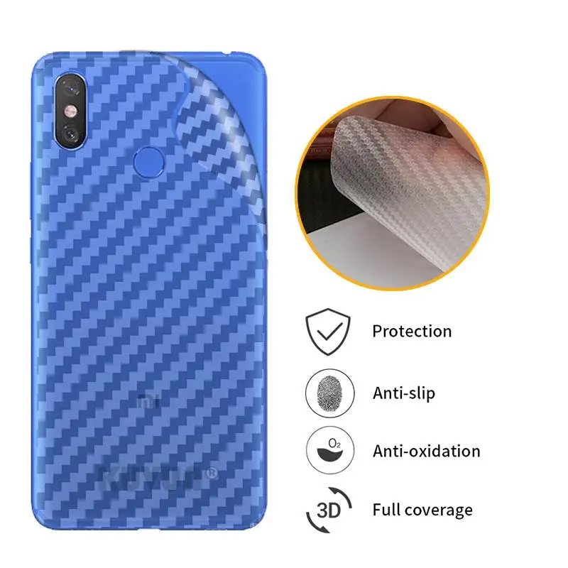 3D защитная задняя пленка из углеродного волокна для Xiaomi MAX 3 Mix 2s Защитная задней