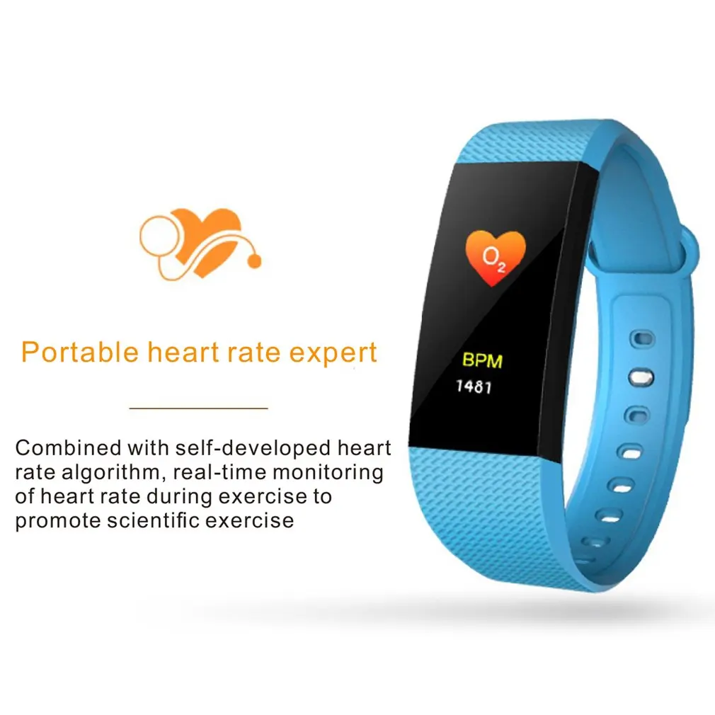 

IP68 Waterproof Bluetooth Wristband I9 Sports Smart Watch Heart Rate/Blood Pressure Monitor For IOS and Android