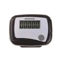 ЖК-дисплей цифровой счетчик шагов бег ходьба вес часы шагомер расстояние калорий