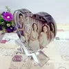 1Pcs Novelty Wedding Crystal Glass Photo Frame Love Screen DIY Custom Personalized Child Birthday Gift Home Decor Foto Montuur ► Photo 3/6