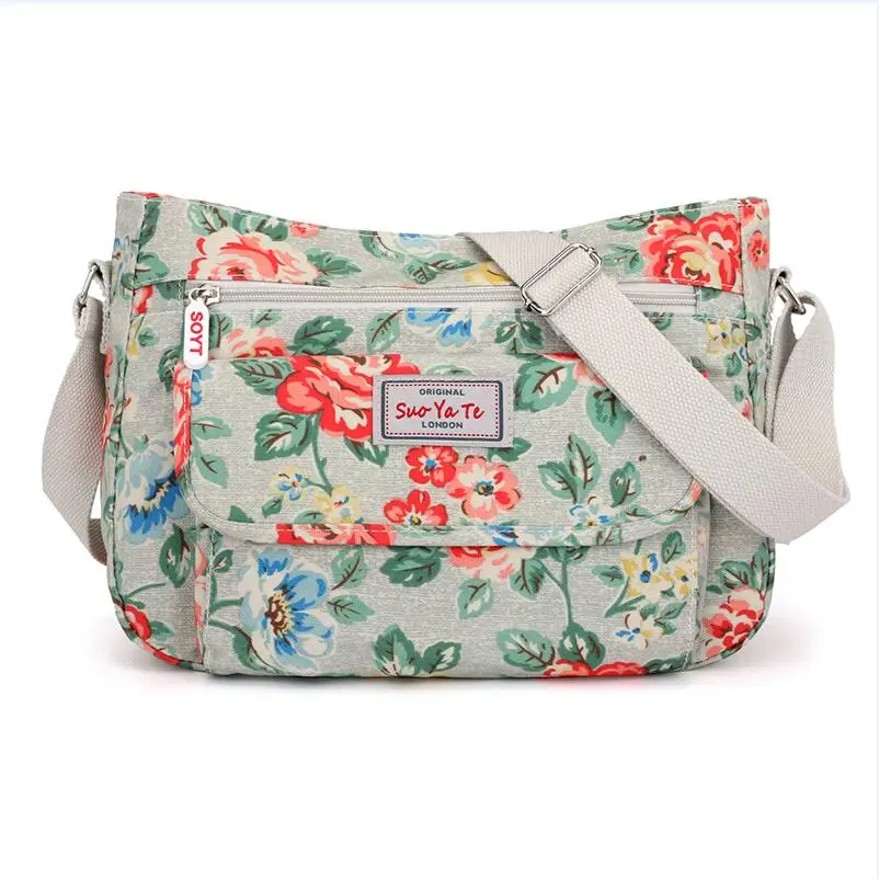 Fashion Ladies Nylon Light Weight Cross Body Messenger Bag Women Shoulder Tote S
