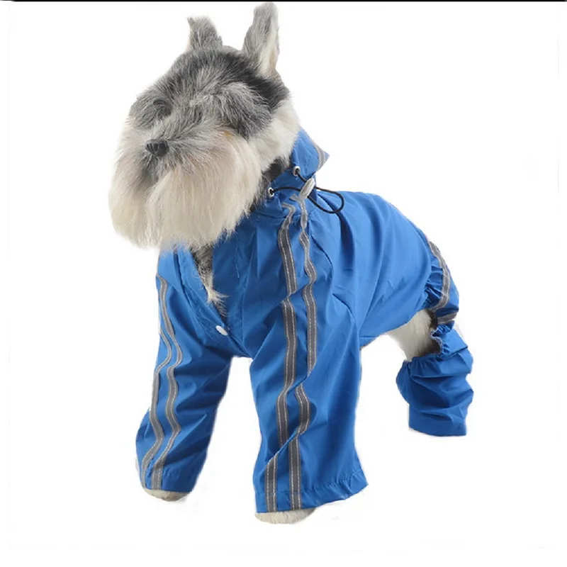 Pet Large Dogs Outdoor walking Raincoat Fashion Dog Waterproof Jumpsuit