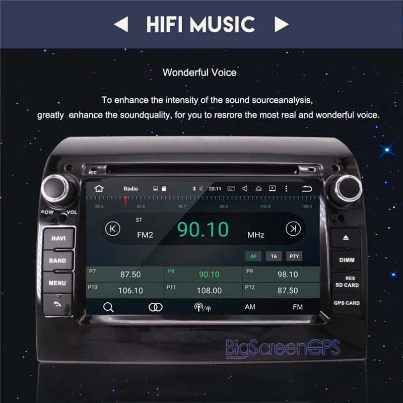 Clearance Android 9 64GB Car DVD Player GPS Navigation Multimedia Stereo For Fiat Ducato 2006-2019 CITROEN Jumper PEUGEOT Boxer Auto Radio 15