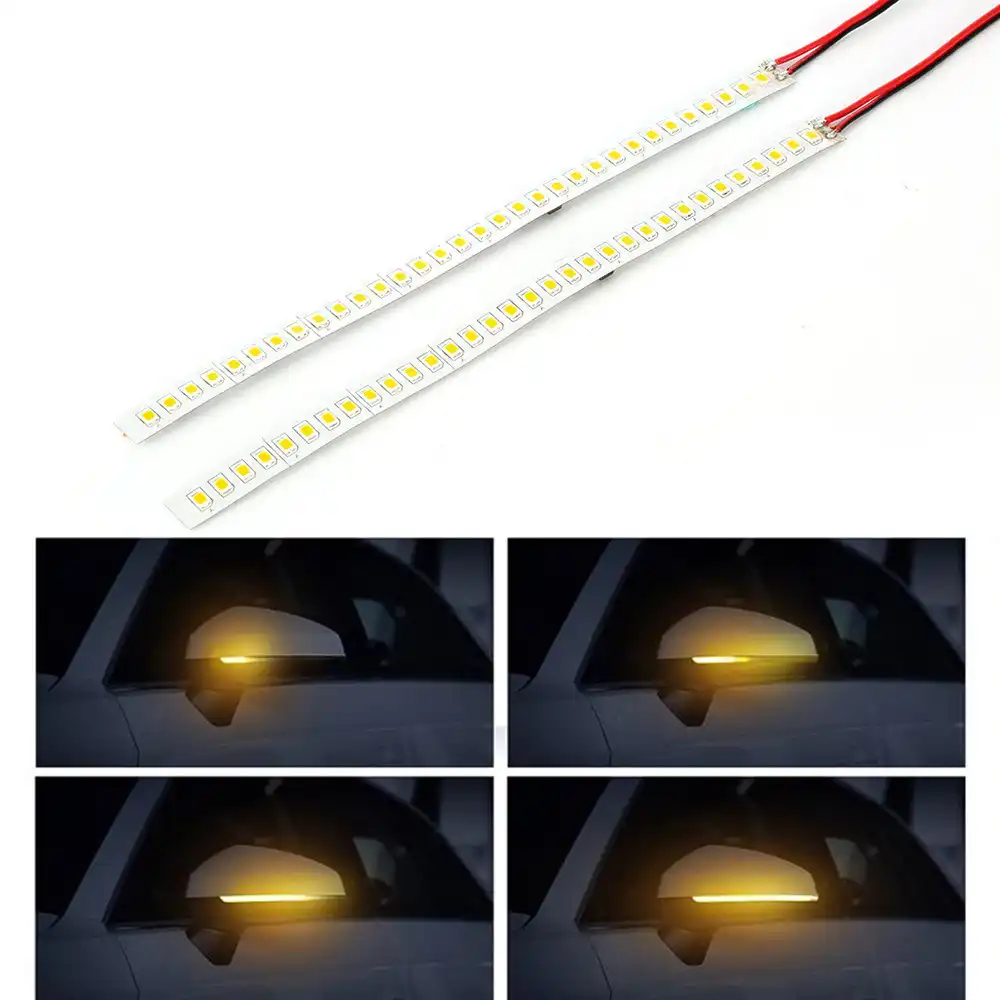 Bestlymood Indicatore Luminoso di Direzione Un LED per Indicatori di Direzione Dinamici Retrovisori per Focus 2 3 Mk2 Mk3 Mondeo MK4