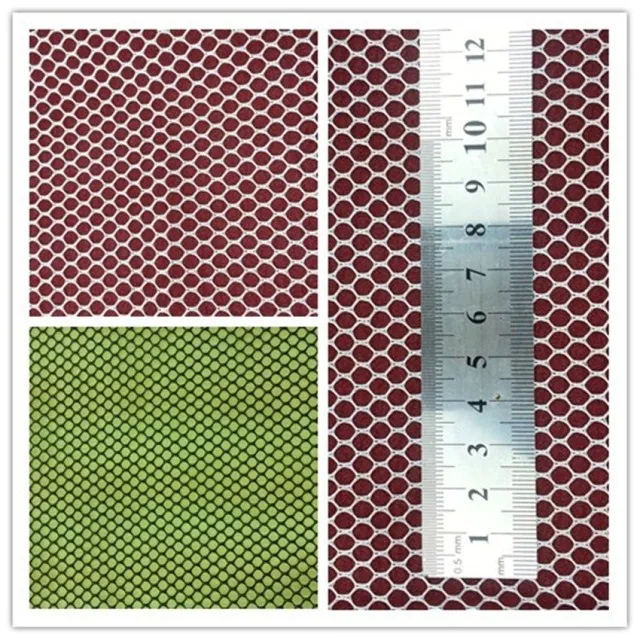 White/Black Hexagonal Mesh Fabric Soft Gauze Net Cloth Bags Lined With