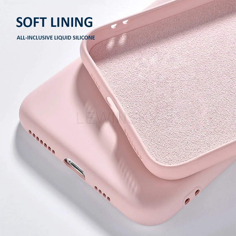 

Ultra-thin liquid silicone Case For Samsung galaxy A50 A30 A40 A70 M20 M30 A7 2018 A10 A60 Note 10 S10 S9 S8 Plus S10E 9 8 case