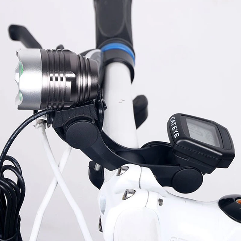 Best Bike Headlight Handlebar Extender Bicycle Front Light Mount Bracket for Bike Computer Flashlight Cycling Accessories 0