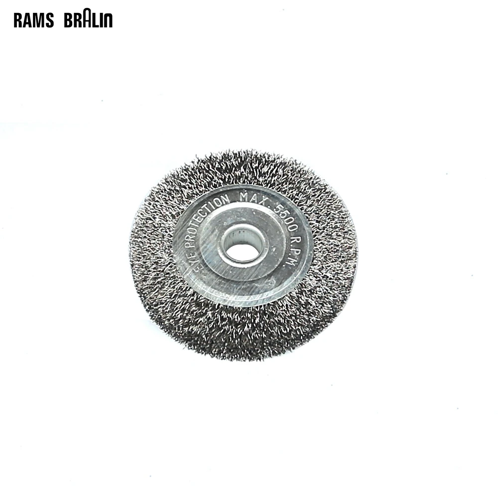 100mm Flap Stainless Steel Wire Wheel Brush Metal Derusting Polishing