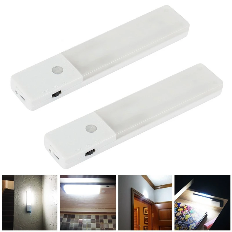 Motion Sensor LED Night Light Automatic Led Wireless Light Nursery Room Light for Stairs Hallway Cabinet 