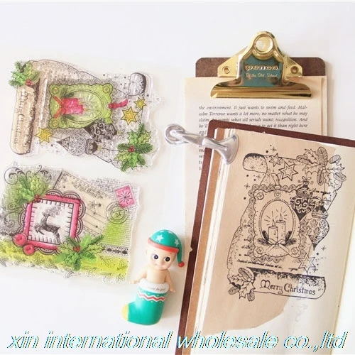 embossing folders encre scrapbooking ACRYLIC VINTAGE clear stamps FOR