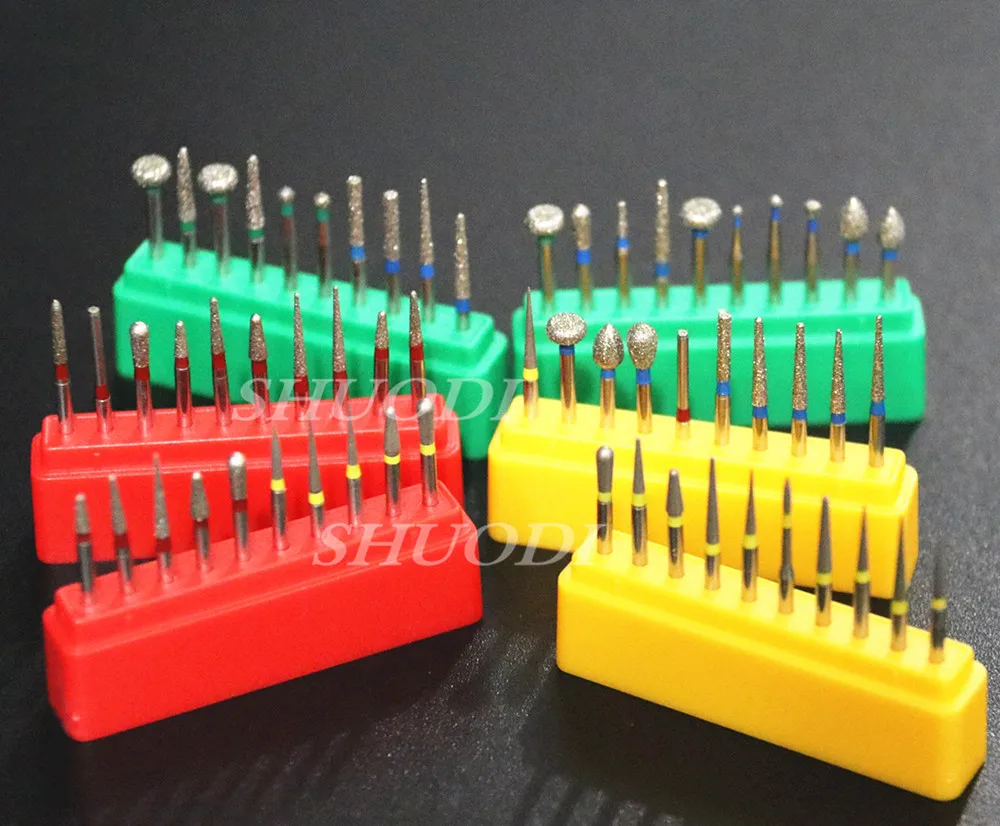 Buy 10 Pieces dental high speed bur diamond polishing