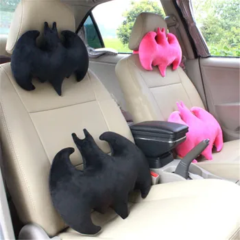 

1Pcs Fashion Personality Batman car headrest neck pillow Creative vehicle waist pillow Cool car interiors