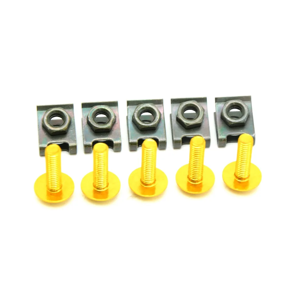 

Universal 5pcs from the body of the motorcycle fairing screw fastener clips sportbike screws for suzuki gsxr1000 SFV650 gs500F