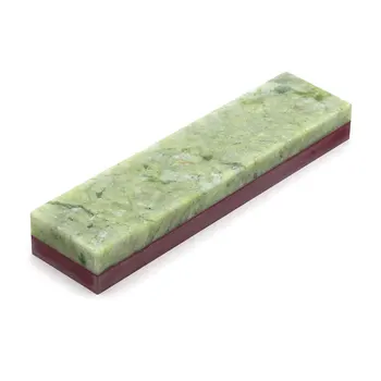 

Double side sharpening stone Natural grindstone green and ruby stone for family kitchen tool, carpenter's chisel TGYS045