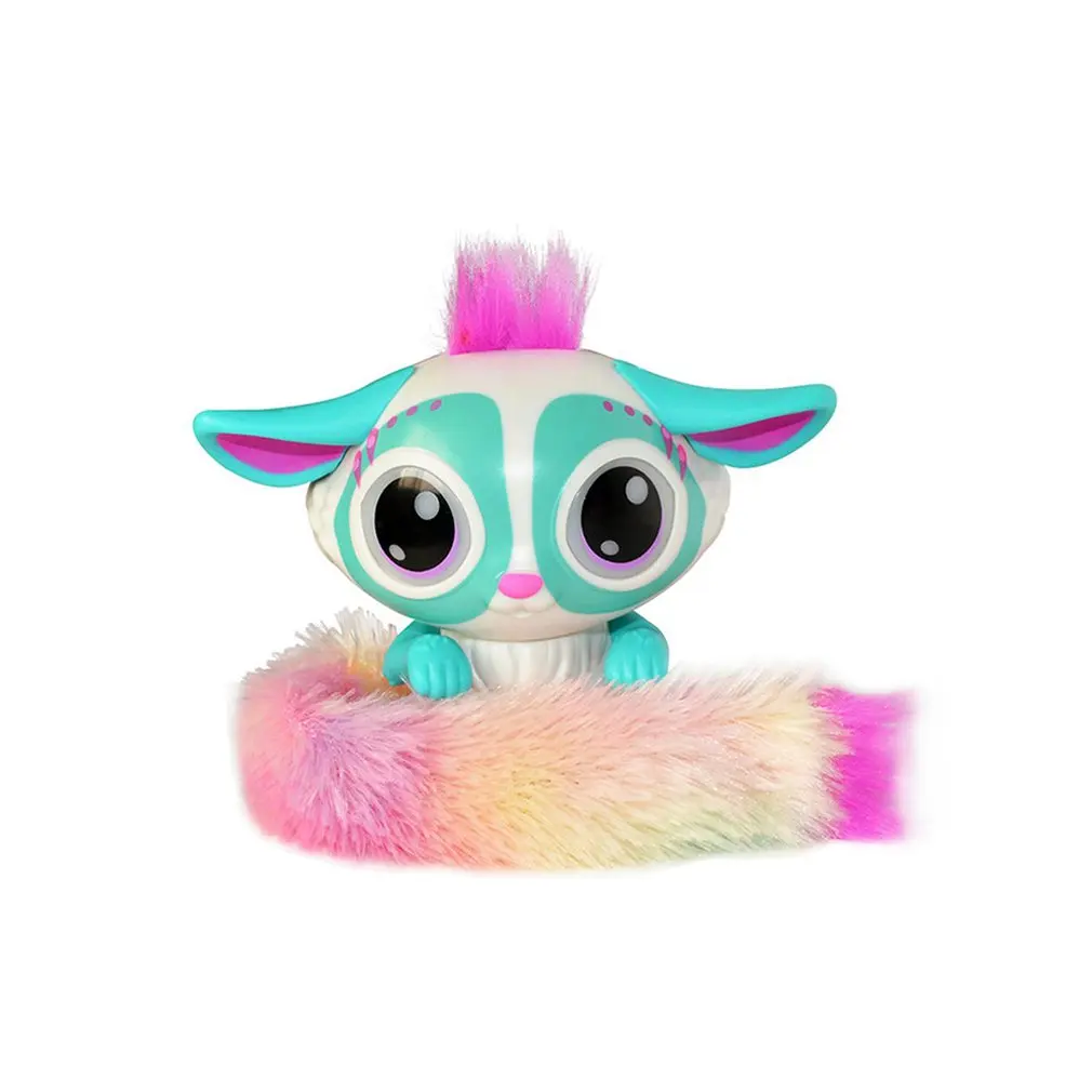 Interactive Doll Toy with Colorful Plush Tail Touch Sensor Sound Activated Light Up Toy for Children Birthday Gift