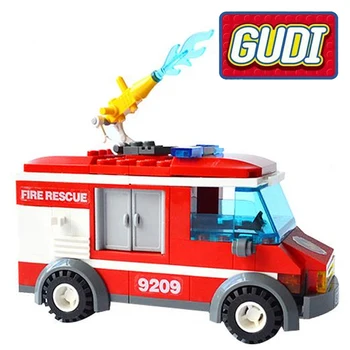 

Fire Truck Firefighter Building Blocks Kit DIY Model Assembled Kids Educational Toys Children Gifts Home Décor
